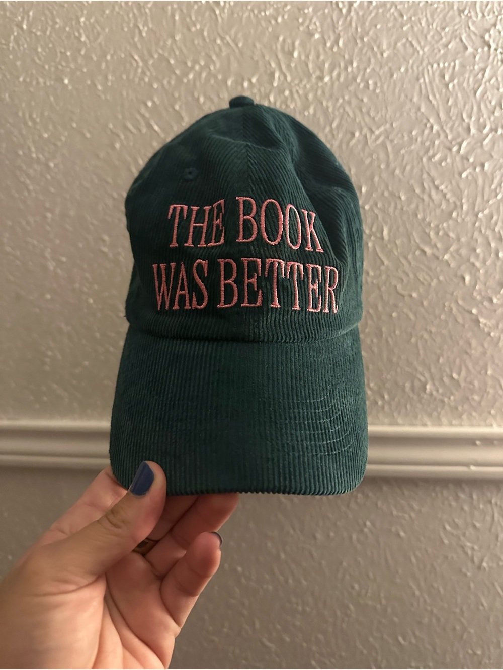 The Book was Better 100% cotton hat